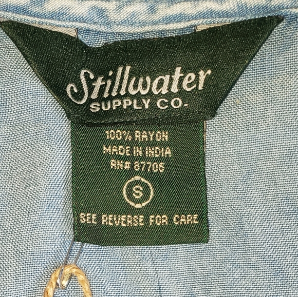 Stillwater Supply Co. Blue Lace Top Western Style NWT - Picture 6 of 6